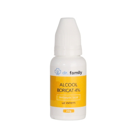 Alcool boricat 4%, 20g - Dr. Family
