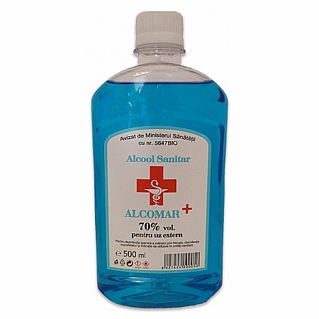 Servetele si Igienizanti - Alcool sanitar 70% 500 ml - Alcomar
