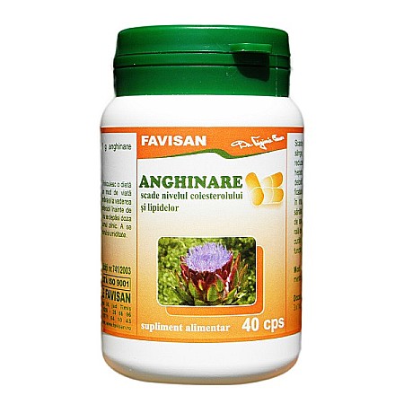 Digestie - Anghinare, 40 capsule - Favisan