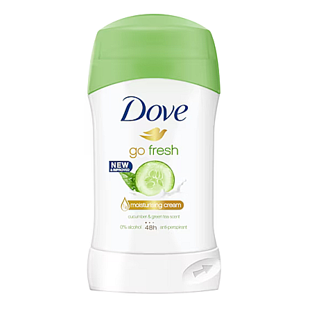 Dermato-Cosmetice - Stick antiperspirant Go Fresh Castravete si Ceai Verde, 40 ml - Dove