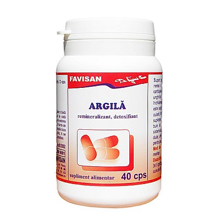 Metabolism - Argila, 40 capsule - Favisan