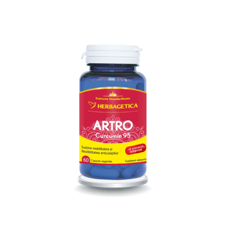 Reumatologie si Traumatisme - Artro Curcumin95, 60 capsule - Herbagetica
