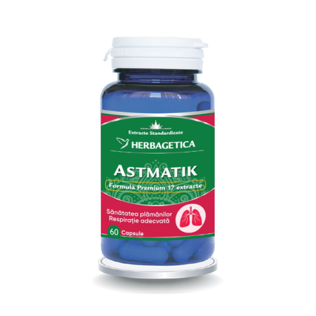 Respiratie Usoara - Astmatik, 60 capsule - Herbagetica