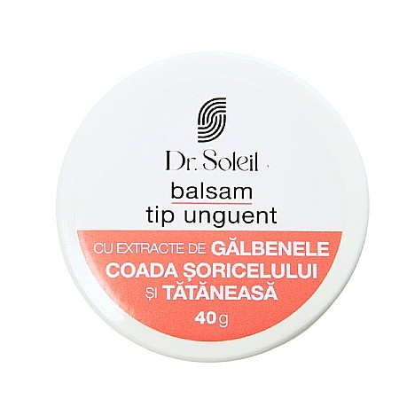 Unguente - Balsam Tip Unguent cu Extract de Galbenele Coada Soricelului si Tataneasa, 40 gr - Dr. Soleil