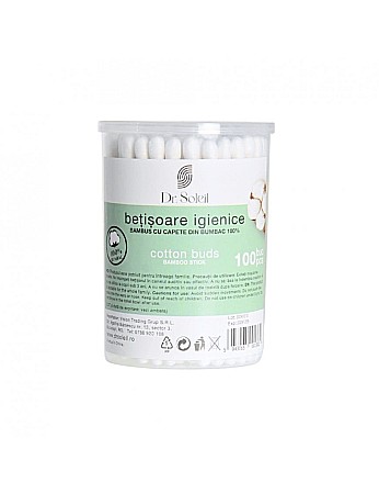 Ingrijire Urechi - Bețișoare igienice bambus, 100 bucati - Dr. Soleil