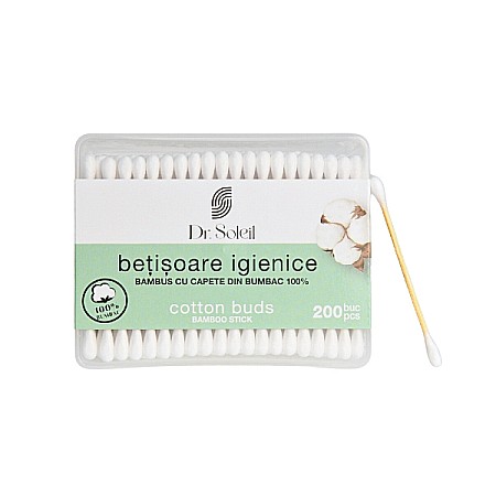 Betisoare igienice din bambus 200 bucati - Dr. Soleil [1]