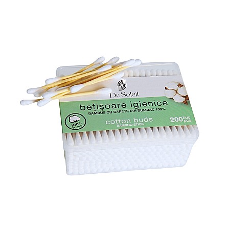 Betisoare igienice din bambus 200 bucati - Dr. Soleil [2]