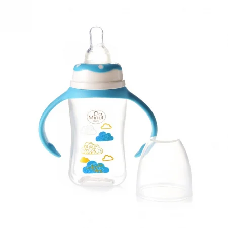 Biberon cu manere, 125 ml - Minut Baby [2]