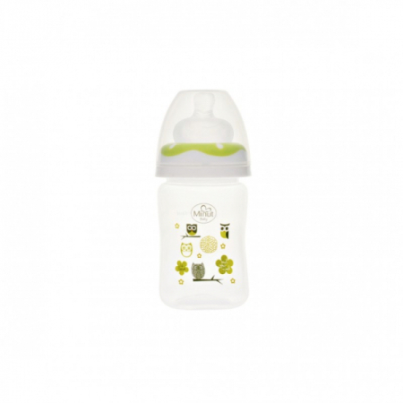 Suzete si Biberoane - Biberon gat larg, 150 ml - Minut Baby