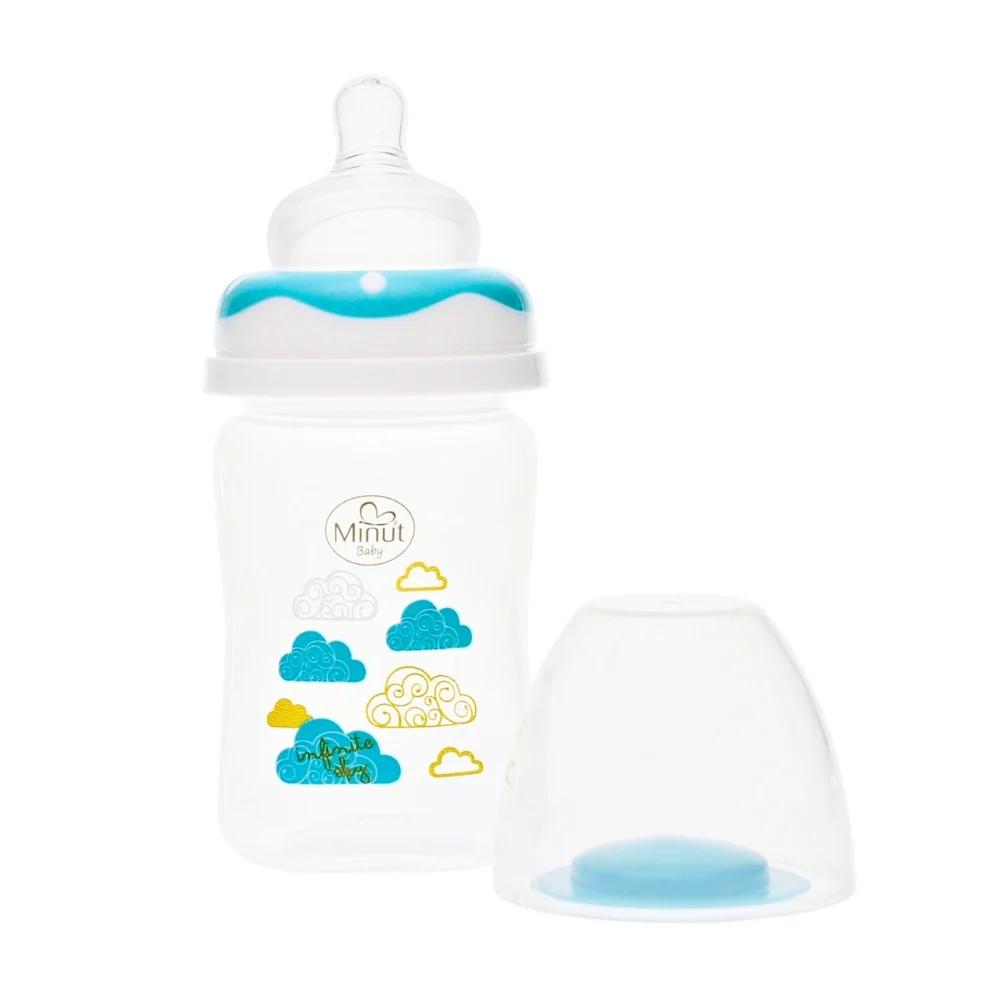 Biberon gat larg, 150 ml - Minut Baby [1]