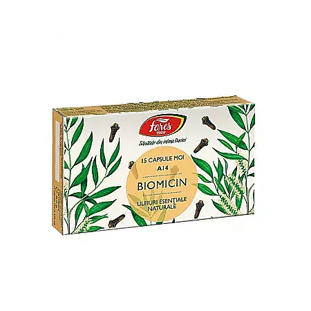 Imunitate - Biomicin Antibiotic Natural, A14, 15 capsule - Fares