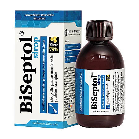 Comprimate Raceala si Gripa - Biseptol Sirop, 200ml - Ceres Pharma