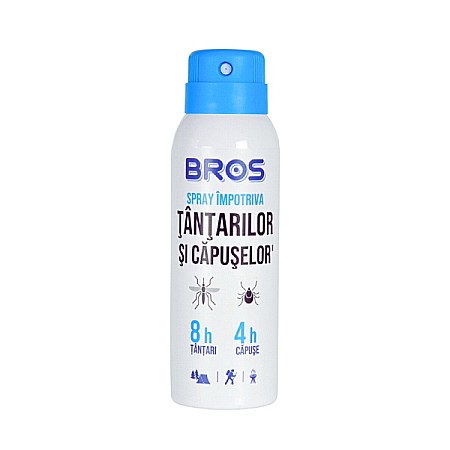 Protectie Anti-insecte - Spray impotriva tantarilor si capuselor, 90 ml - Bros