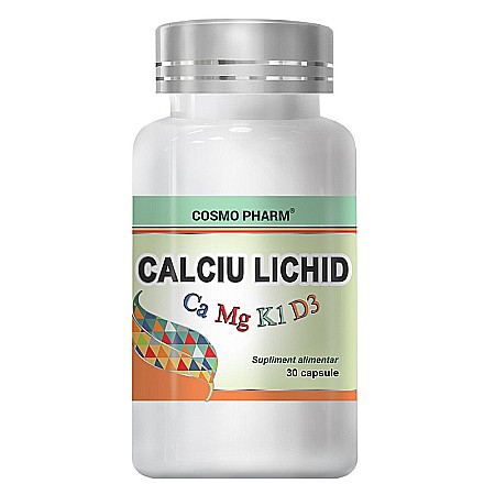 Calciu lichid, 30 capsule - Cosmopharm