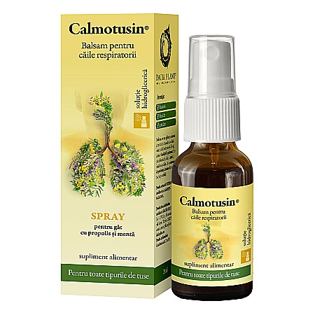 Vitamine si Suplimente - Calmotusin spray fara alcool, 20 ml - Dacia Plant