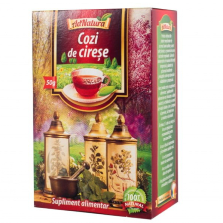 Ceaiuri - Ceai Cozi Cirese, 50 g - AdNatura