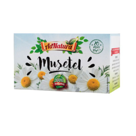 Ceaiuri - Ceai Musetel, 1.5 g 20 pliculete - AdNatura