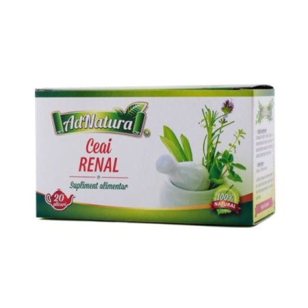 Ceaiuri - Ceai Renal, 1.5 g 20 pliculete - AdNatura