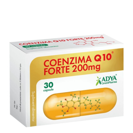 Imunitate - Coenzima Q10 Forte 200 mg, 30 capsule - Adya