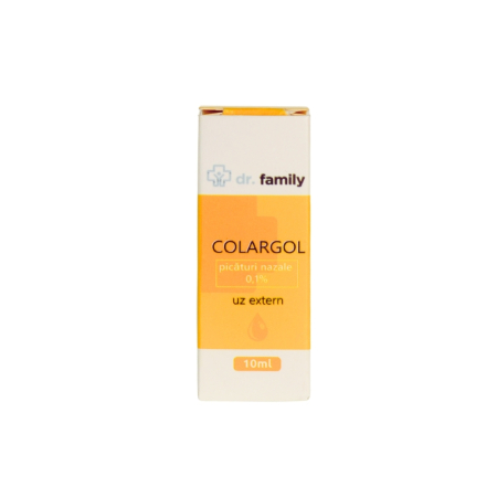 Colargol picaturi nazale 0.1% 0-2 ani, 10 g - Dr. Family [2]