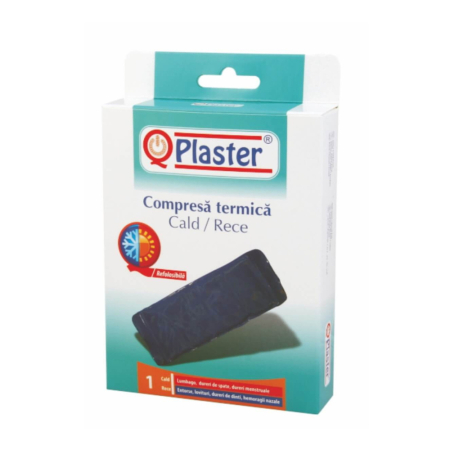 Comprese si Plasturi Cald-rece - Compresa reutilizabila cald/rece 13x27cm - Qplaster