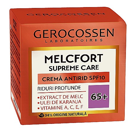 Creme de Fata - Melcfort Supreme Crema Antirid pentru Riduri Profunde 65+, 50 ml - Gerocossen