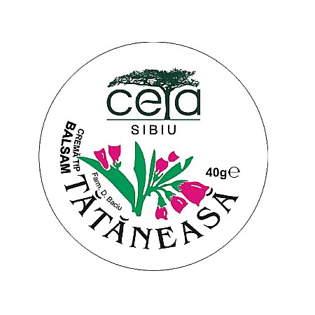 Dieta si Wellness - Crema tip balsam cu tataneasa, 40 g - Ceta Sibiu