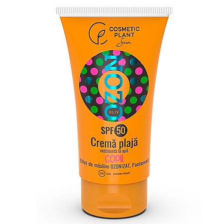 Dermato-Cosmetice - Ozon crema plaja copii SPF 50, 150 ml - Cosmetic Plant