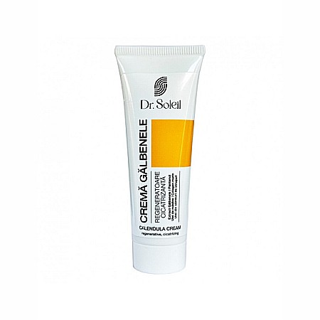 Unguente - Crema Galbenele cu Pantenol, Ulei de Masline, Colagen Marin si Ulei din Samburi de Struguri, 50 ml - Dr. Soleil