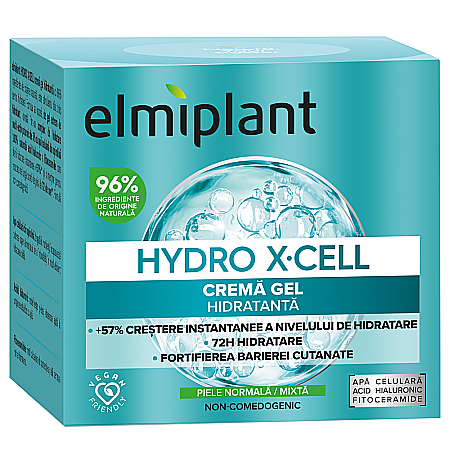 Crema gel hidratanta de zi Hydrocell ten normal/mixt, 50 ml - Elmiplant