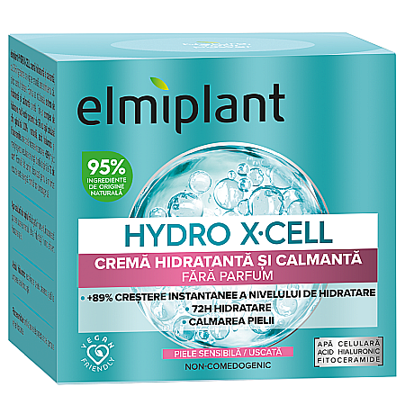 Crema hidratanta de zi Hydrocell ten uscat, 50 ml - Elmiplant