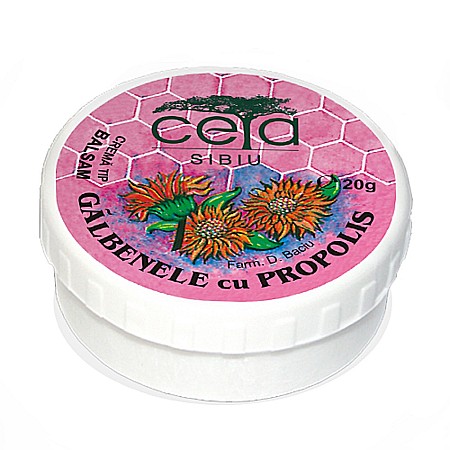 Unguente - Unguent galbenele cu propolis, 20 g - Ceta Sibiu