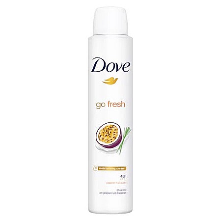Dermato-Cosmetice - Deodorant spray Go Fresh Fructul Pasiunii, 200 ml - Dove