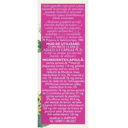 Distonoplant Forte N171, 60 capsule, Fares [2]