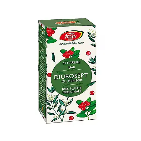 Antiseptici Urinari - Diurosept, U68, 63 capsule - Fares