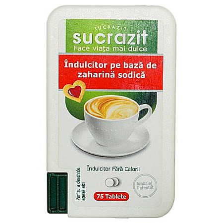 Indulcitori si Zahar - Indulcitor Sucrazit clasic, 75 tablete - Biscol