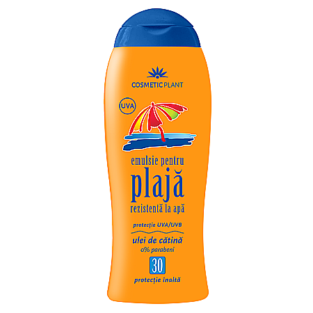 Dermato-Cosmetice - Emulsie plaja adulti SPF 30, 200 ml - Cosmetic Plant