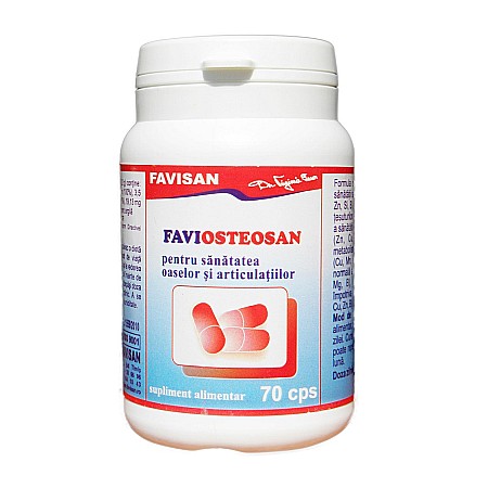 Reumatologie si Traumatisme - Faviosteosan, 70 Capsule - Favisan
