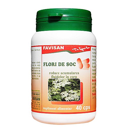Flori de soc, 40 capsule - Favisan
