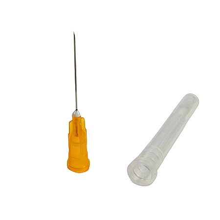 Dispozitive Medicale - Ace seringa G25 portocaliu, 0.50 x 25 mm - Euromed