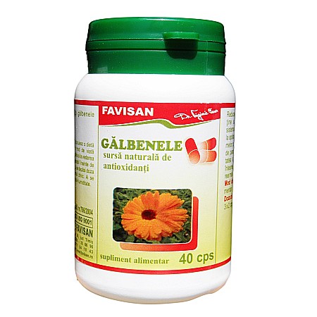 Digestie - Galbenele, 40 capsule - Favisan