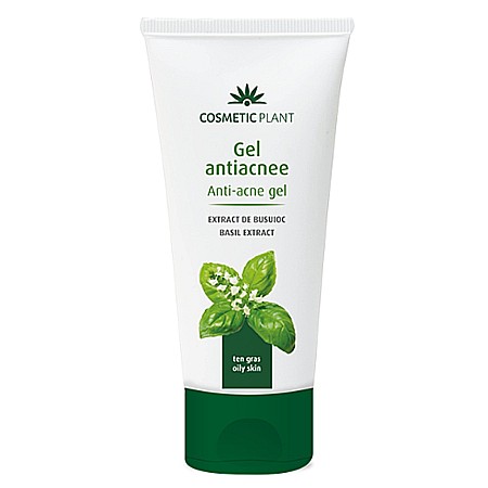 Creme de Fata - Gel antiacnee cu extract de busuioc, 50 ml - Cosmetic Plant