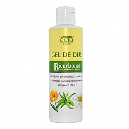 Ingrijire Corp - Gel de dus cu bicarbonat, aloe, galbenele si musetel, 200 ml - Ceta Sibiu