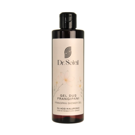 Geluri Creme si Uleiuri de Dus - Gel de dus cu Frangipani si acid hialuronic, 260 ml - Dr. Soleil