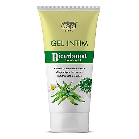 Ingrijire Intima - Gel Intim cu Bicarbonat, Aloe si Musetel, 200 ml - Ceta Sibiu