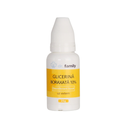 Tratamente Bucale - Glicerina Boraxata 10 %, 25 G - Dr.Family