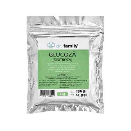 Indulcitori - Glucoza 75 g - Test pentru glicemie provocata - Dr. Family