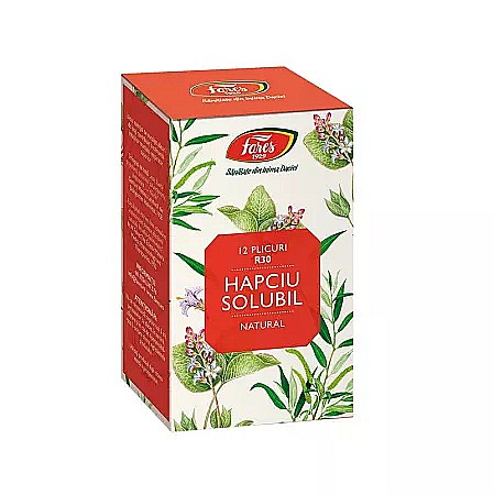 Comprimate Raceala si Gripa - Hapciu Raceala si Gripa solubil, R30, 12 plicuri - Fares