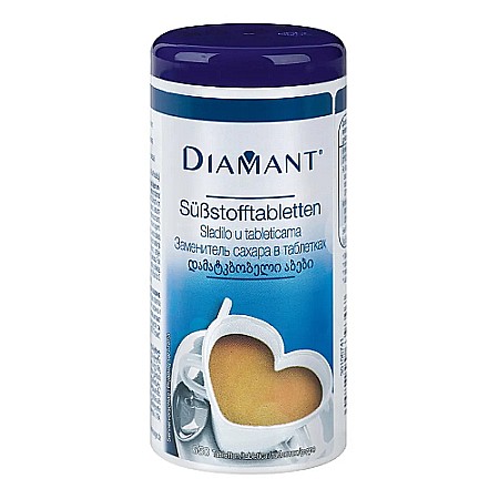 Indulcitori si Zahar - Zaharina Diamant, 650 tablete - HerbaVit