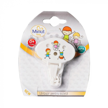 Hranire si Alaptare - Lantisor suzeta plastic, +0 luni - TR2010117 - Minut Baby